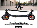 VALK Nexus 7 Electric Scooter, 500W, AU Compliant, 30km Max Range, 10 inch Tyres, Suspension, V219-TRNESCVAN7RA