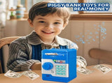 PINK Children's Password Piggy Bank, Dual Lock, Automatic Bill Intake, Develops Savings Habit, V1232-CQG002