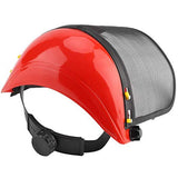 Safety Hat with Full Face Mesh Visor for Logging Brushcutter Forestry Protection Mesh Mower V1294-YM0717-10194083