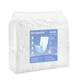 VEVOR Disposable Male Dog Diapers Super Absorbent Male Dog Wraps M Size 96 Count V952-CWNBFDGG96PMPUZWY001V0