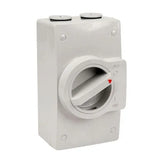 NHP Isolating Switch Surface Mounting Weatherproof 3P 40A 500V Grey IP66 NL340L V1202-V1-NHPNL340L