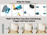 Interactive Cat Toy Automatic Cat Toy Manual Cat Toy DIY Feather Mouse Toy Cat V1107-139-23668