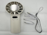 White Hurricane Ice-Bag High-Speed Fan100-Speed Adjustable, Second-Level Cooling, Lightweight and V1232-SCFS002