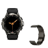 NNEOBA Ultra GPS Smart Watch 470mAh Digital Fitness Tracker with Bluetooth V728-1005006851800028-BLACK-N-STRAP-FILM
