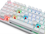 G-TEK Cyborg 87-Key Wired Bluetooth Keyboard White V1031-GA-CBKB87TRIW