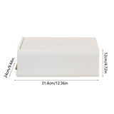Stackable Plastic Storage Bins Foldable Closet Organizers with Pull Out Drawer Door and Closure for V1366-AZ2-W-12932