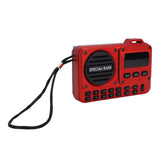 Emergency Radio Bluetooth Speaker Bluetooth 5.4 USB Portable FM Radio for Indoor Outdoor Travel V1294-YM0901-3115250071811