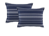 Bianca Pair of Regent European Pillowcases 65 x 65cm V442-BCA-PILLOWC-REGENT-NAVY-EU