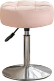 Adjustable Vanity Stool, 360&degSwivel Vanity Chair for Makeup Room, Pink Stool Chair for Vanity, Small V1258-DP02-C-1419
