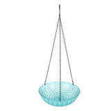 Solar Bird Bath Fountain Sturdy Plastics Hanging Bird Bath Bubbler Fountain Bird Feeder for Outdoor V1294-YM0901-3111240307511