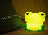 Home Lighting Dimmable Frog Night Light for Kids Silicone Lamp USB Charging Multi Mode Dimmable V1370-AZ4-17469