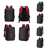 Hard Shell Backpack Alloy Frame Anti-Theft Computer Bag For Men Blue PRL-7047432060DBT
