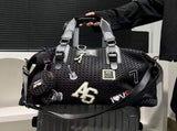 Travel Duffle Bag Embroidered Duffle Bag Stylish Travel Bag Weekend Bag For Men - Beige - Size L V1347-127-04962-BEG-L