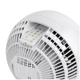 White Globe Fan Circulator in Charcoal Grey with 32.8m Coverage V178-68968