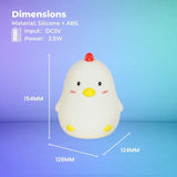 Muid Wake Up Chicken Night Lamp Alarm Clock White HM--104-MUID V227-6259101002000