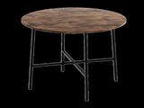 Levede Dining Table Round Kitchen 4 Person Coffee 80cm CH1168-BR-AU