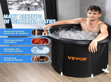 Ice Bath Tub, 80 cm Long Cold Water Therapy Tub for Athletes, Portable Outdoor Ice Barrel V952-YCQHK75800008A5T6V0