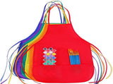 Kid Artists Aprons Non-woven Set of 12 for Kitchen, Classroom, Community Event, Crafts & Art V1366-AZ2-W-13261