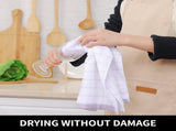 Homaxy Kitchen Towels, 16 x 28 Inches and 13 x 28 Inches, Set of 8 Bulk Cotton Kitchen Towels Set, V1258-DP02-F-186