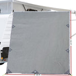 Caravan Privacy Screen Roll Out Awning 2.1x1.8M Sun Shade Pop Top End Wall Grey AWN-CV-B-SS-POP