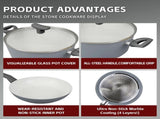 CLEVINGER 24CM NON-STICK CASSEROLE WITH LID V915-CV0315