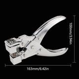 T Slot Shape Hole Punch Tool Butterfly T-Hook Clamp Pliers Cutter for Papers Plastic Cards Cardboard V1192-AZ-W-30743