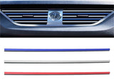 Worgeous 10 Pcs Auto Accessories Interior Car Vent Decoration Strip Blue V1189-LWWAL-20260327-03384