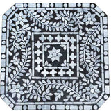 MOTHER OF PEARL NOIR OPULENCE SIDE TABLE V742-VC18