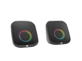 HP DHS-2113 Wired Bluetooth Speaker Portable USB AUX LED Stereo Sound Black V28-ELEHPDHS2113