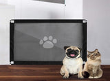 Magic Pet Gate 39.3" x 31.5" Safety Dog Cat Mesh Gate Portable Puppy Screen Barriers for Stairs, V1369-AZ3-W-05242