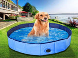 Foldable Dog Bath Swimming Pool Plastic Kiddie Pool Professional Tub Collapsible Grooming Bathtub V1370-AZ4-06065
