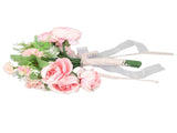 Wedding Bouquet Fake Rose Flower Holding Bunch for Decoration Photography Art Photo Pink V1294-YM0715-3115210293211