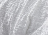 Accessorize Augusta White Ruched Quilt Cover Set Single V442-HIN-QUILTCS-AUGUSTA-WHITE-SB