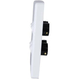 C2000 Series 4 Gang 10A Vertical Classic Switch, White Electric V1202-V1-CLIC2034VAWE
