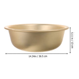 Multifunctional Golden Aluminum Basin for Kitchen Storage Elegant and Practical V1192-AZ-W-19160