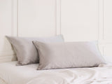 MULBERRY SILK PILLOW CASE TWIN PACK - SIZE 51X76CM - SILVER ABM-202024