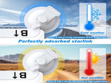 10 Pcs White Heavy-Duty Suction Cup Mount for Starlink Mini - All-Weather Car, RV & Boat Bracket V888-ELOSUNG47078