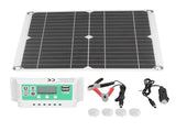 40W 18V Monocrystalline Silicon Flexible Solar Panel with 60A Solar Charge Controller with Dual USB V1294-YM0901-3114210079711