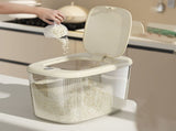 Rice Container Airtight Press Lid PP Large Capacity Rice Storage Bin for Home Use V1294-YM0901-3117240052711