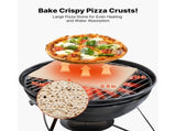 Pizza Stone, 508 x 355 mm Rectangular Cordierite Pizza Stone, Extra Large Baking-Stone with Aluminum V952-PSSJQSJX22140KPYQ001V0