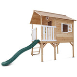 Lifespan Kids Archie Elevated Cubby House with Green Slide V420-LKCH-ARCHIE-EL