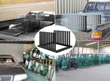 Windshield Rack 9-Lite, Truck Rack Steel, Glass Rack 24-Inch Height, V952-DFBLJGM301U-90001V0