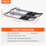 Concrete Knee Boards Stainless Steel, 28'' x 8'' Sliders, Knee Boards For, V952-HNTXGBBXGHBDO21DGV0