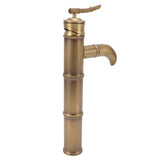 All Copper Antique Faucet 3 Sections Bamboo Joint Single Hole Basin Tap Bevel Mouth Toilet Cold Hot V1294-YM0626-3112220094011