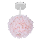 Flower Table Lamp Bedside Bedroom Desktop Nightstand Decoration Supplies Light PinkUK Plug 110-240V V1294-YM0901-3119200163413
