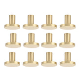 12 Pack Gold Cabinet Knobs Zinc Alloy Drawer Knobs Cabinet Knob Handles Hardware with Screws V1294-YM0901-3116240016411