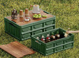 Folding Camping Storage Box Portable Outdoor Storage Chest 20L Capacity Stackable Multifunctional V1370-AZ4-09191