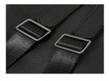 Lychee-grain leather backpack wear-resistant, large capacity, casual travel & commute, multiple V1232-SJB-ZP-001