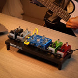 Guitar Pedal Board, 15'' x 5.7'', Aluminum Alloy 0.8 lbs Super Light Guitar Effects PedalBoard with V952-BDDJTTBJXHLHZ9M5OV0