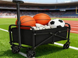 Foldable Shopping Cart, made of 600D waterproof Oxford fabric, equipped with all-terrain silent V1106-ZDGWL001